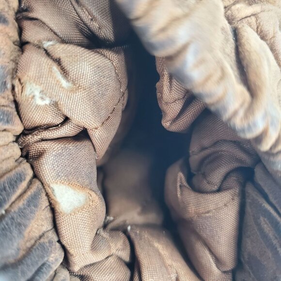 Vintage Winlit Leather and Wool Blend Western Aztec Bomber Jacket Coat Medium - Picture 12 of 16